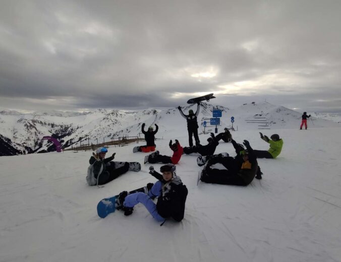 Heyo vakantiekampen Snowboarden in Skicircus Saalbach