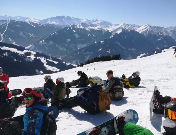 Heyo vakantiekampen Snowboardfun in Skicircus Saalbach 2